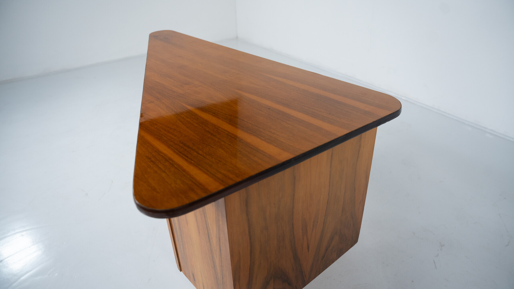 Mid-Century Triangular Desk with Drawers, 1960s