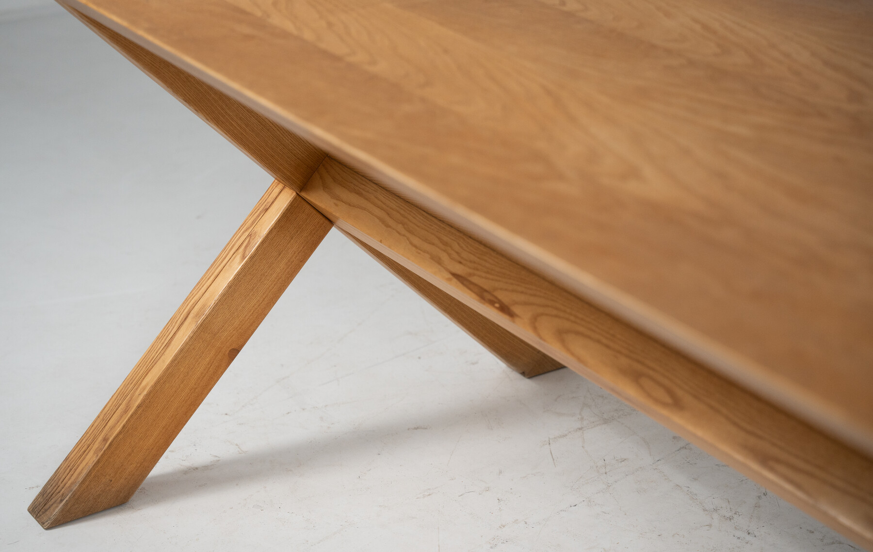 Mid-Century Wooden Dining Table Werther Toffoloni and Piero Palange for Germa, 1970