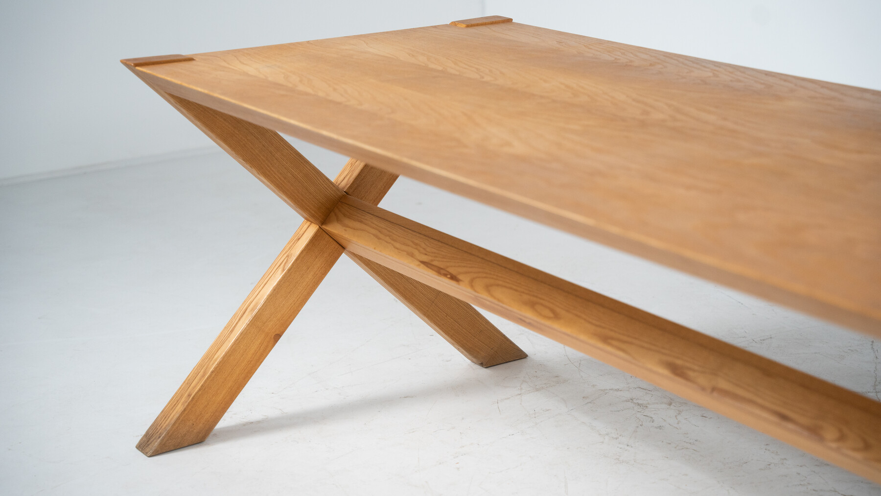 Mid-Century Wooden Dining Table Werther Toffoloni and Piero Palange for Germa, 1970