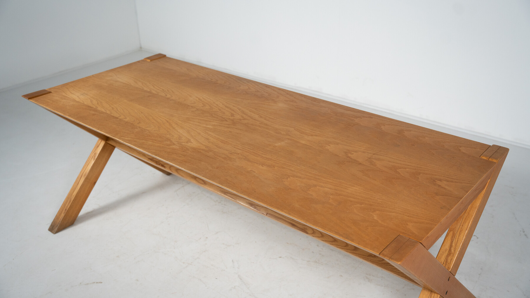 Mid-Century Wooden Dining Table Werther Toffoloni and Piero Palange for Germa, 1970