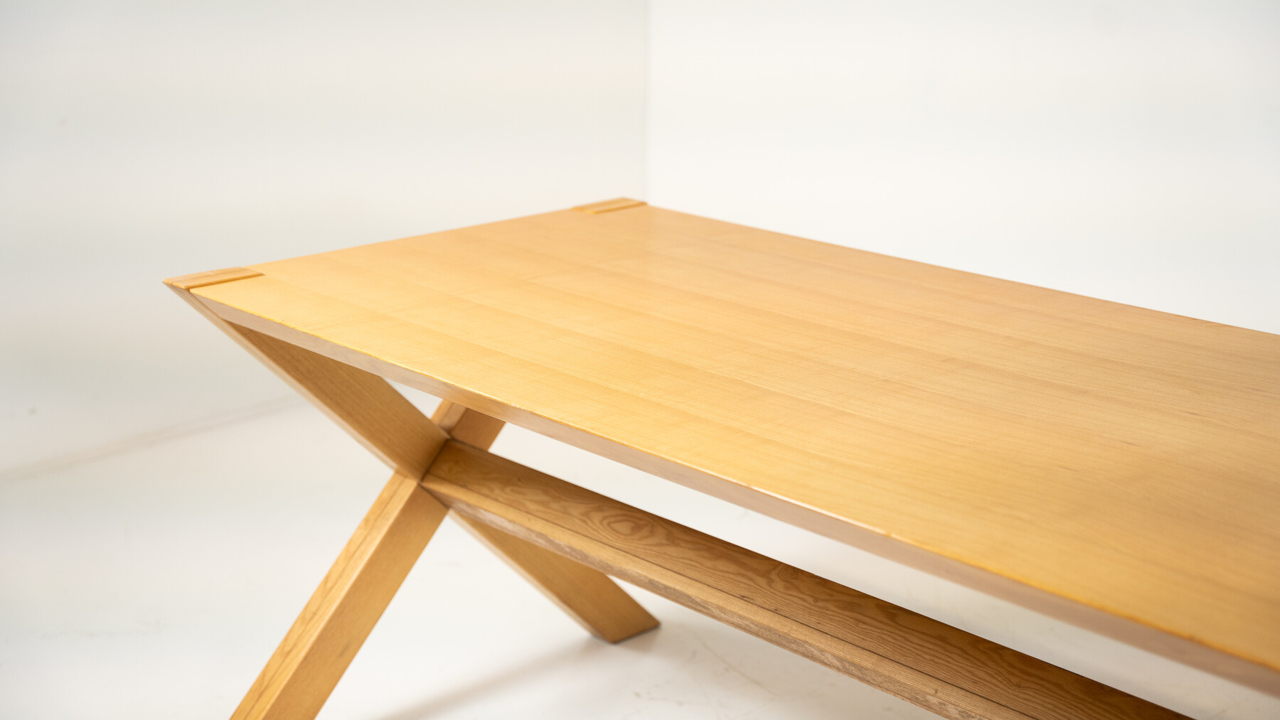 Mid-Century Wooden Dining Table Werther Toffoloni and Piero Palange for Germa, 1970