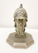 Minerva bust in metal after Pierre Soete