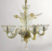 Murano Glass Chandelier, 1940s