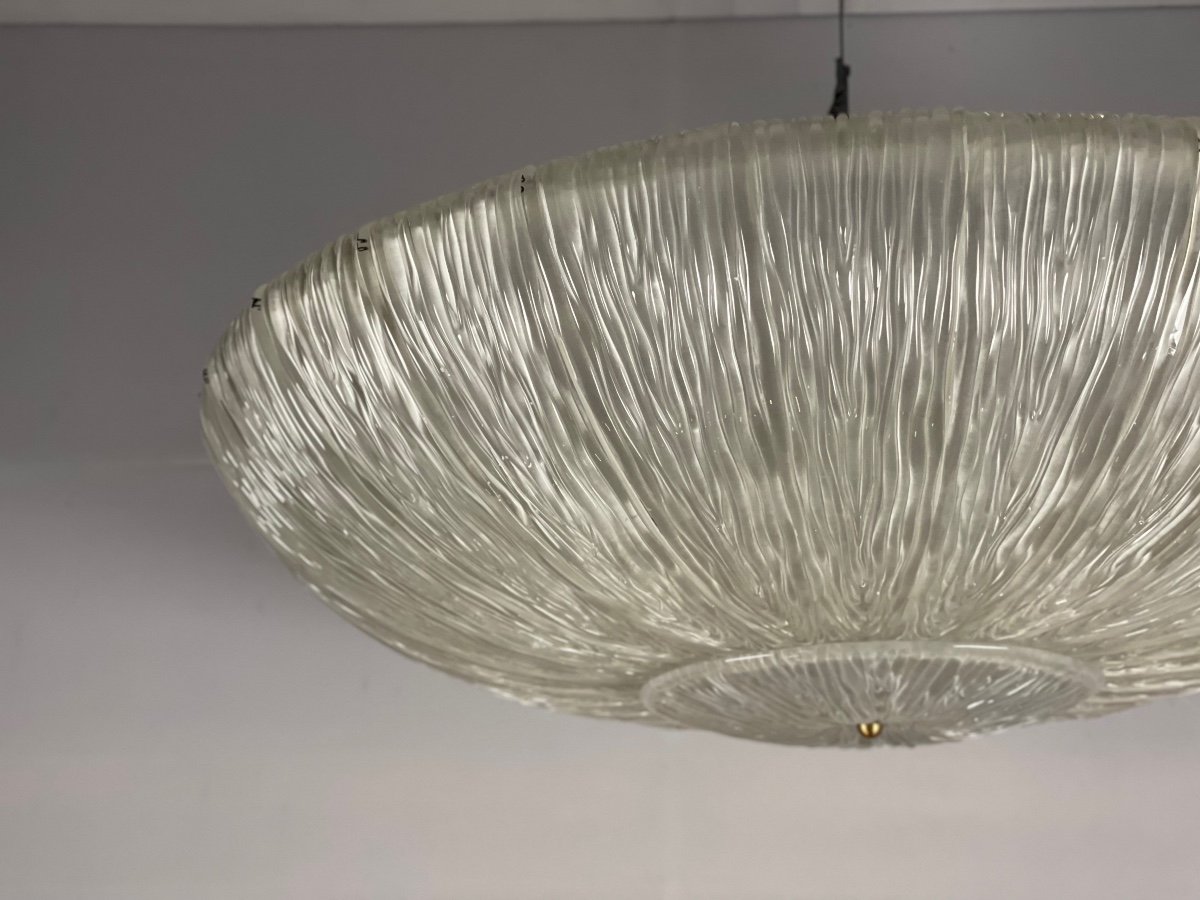 Murano Glass Chandelier, Ufo Circa 1980