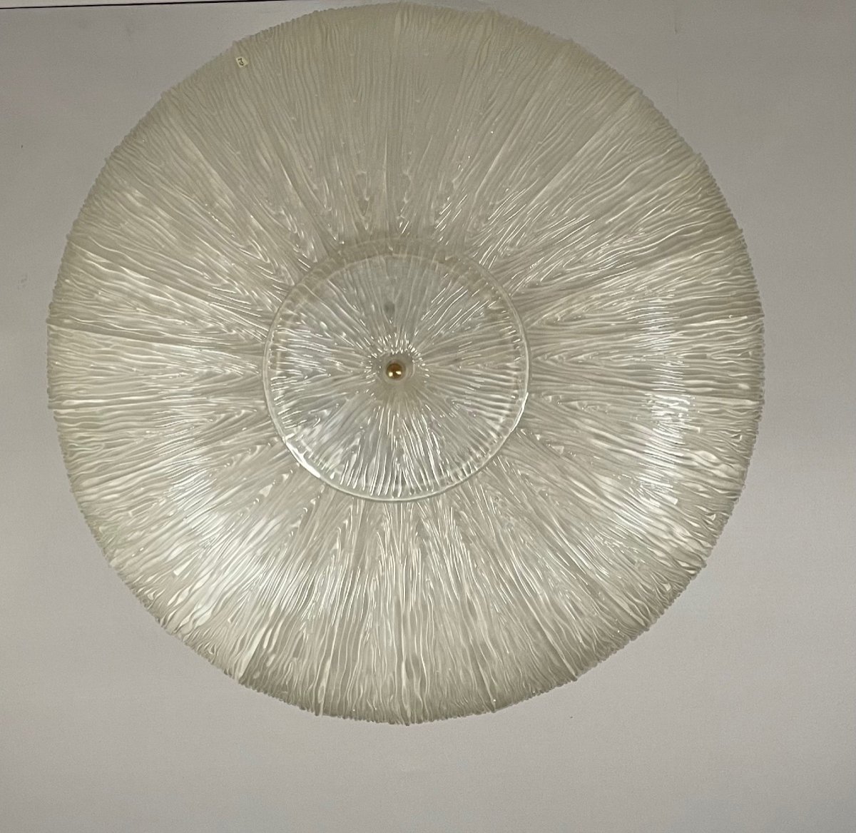 Murano Glass Chandelier, Ufo Circa 1980