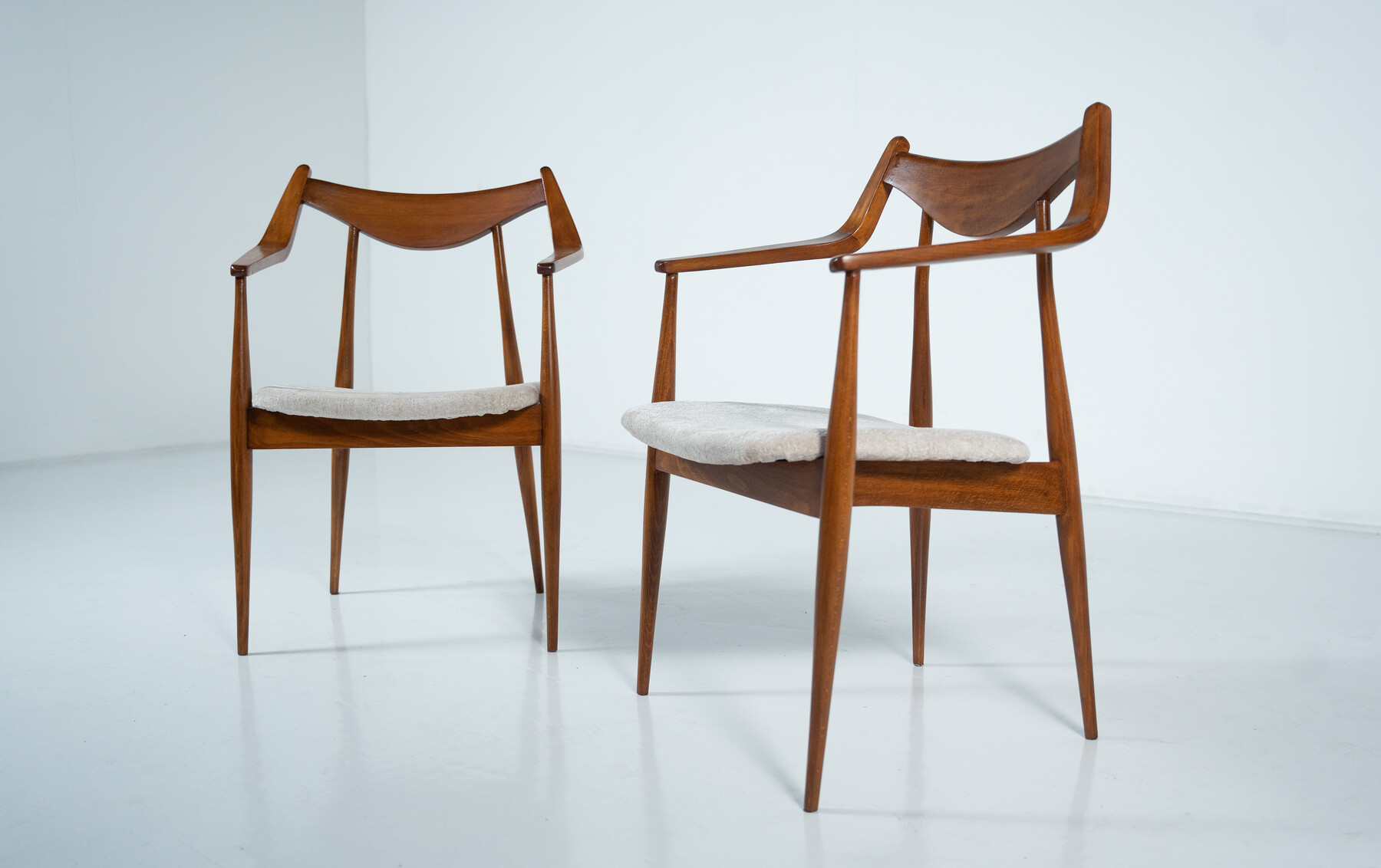 Pair of Armchairs by Heczendorfer László, Hungary, 1960