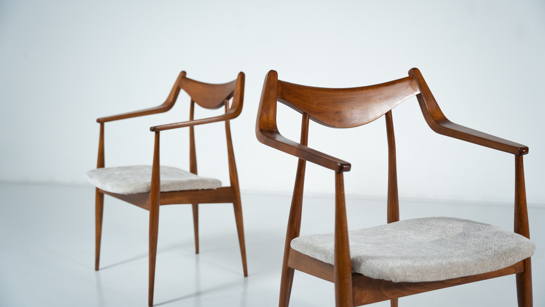 Pair of Armchairs by Heczendorfer László, Hungary, 1960