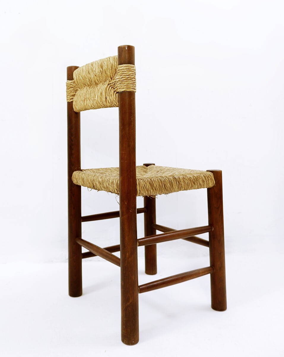 Set of 6 Meribel chairs by Charlotte Perriand, 1960s