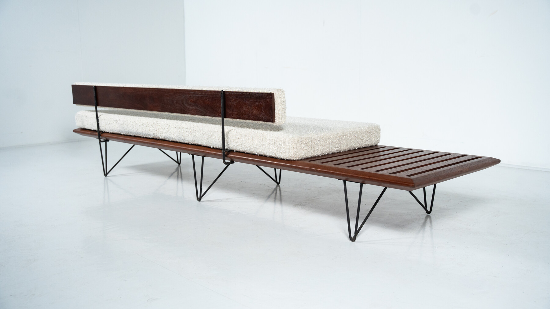 Sofa with integrated tabletop by Carlo Hauner & Martin Eisler for forma, 1950s