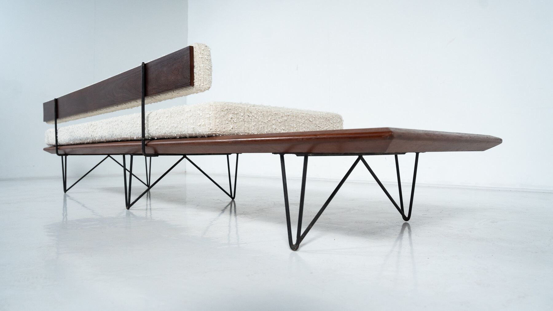 Sofa with integrated tabletop by Carlo Hauner & Martin Eisler for forma, 1950s