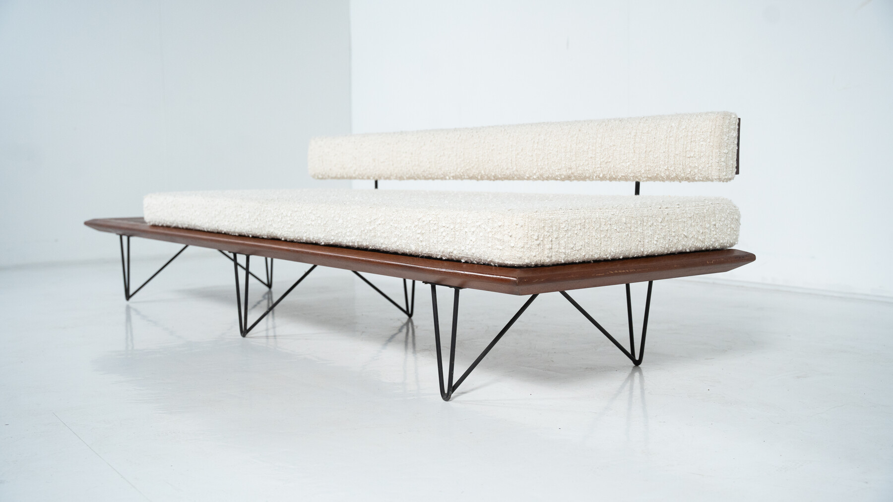 Sofa with integrated tabletop by Carlo Hauner & Martin Eisler for forma, 1950s