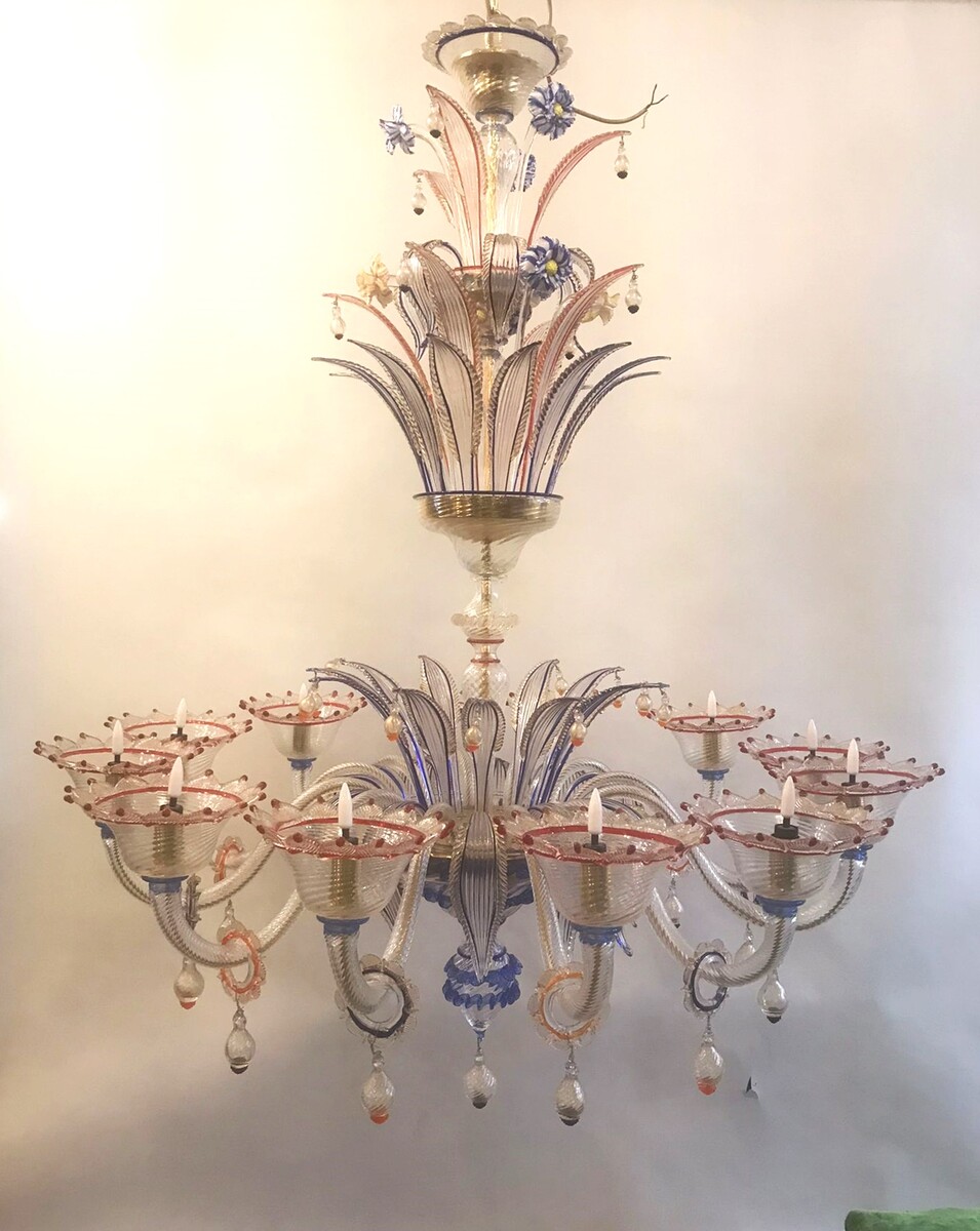 Venini Cascade Chandelier, 1960s